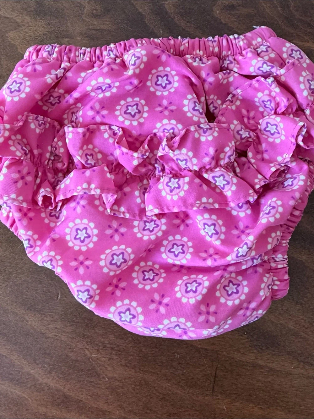 i play. Bright Pink Floral Diaper Cover
